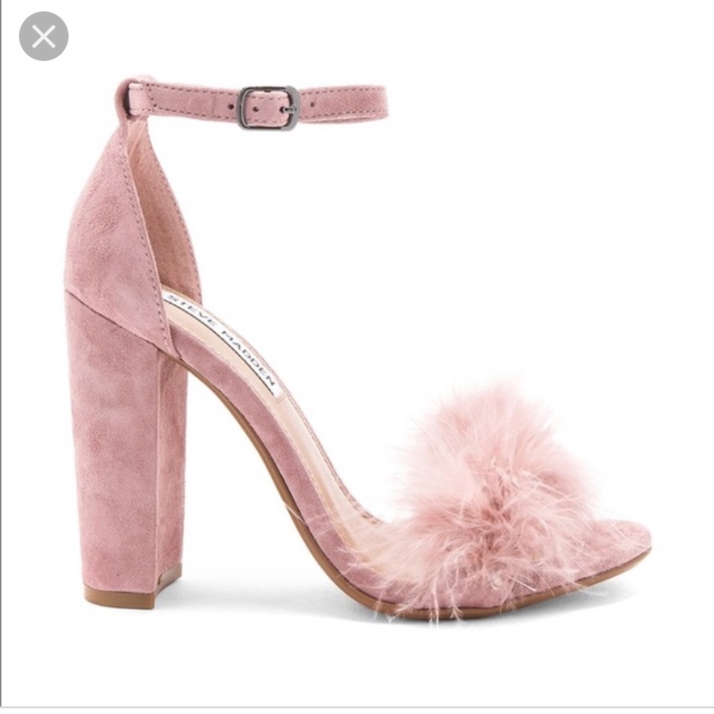 Steve Madden Fluffy Heels. 💖✨
